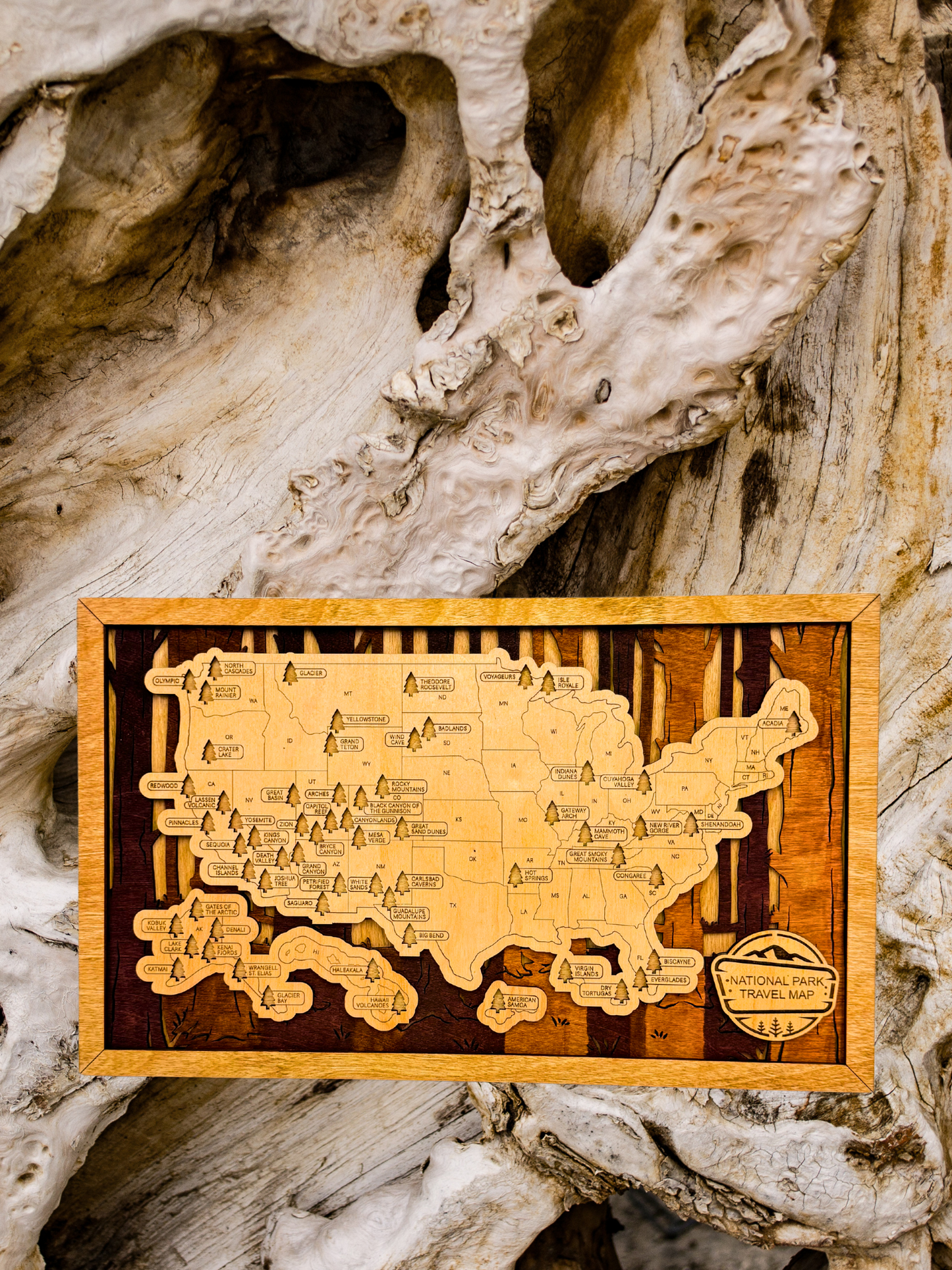 National Park Travel Map, National Park Map, National Park sign, wooden sign, gift for adventurer, gift for traveler, gift for hiker