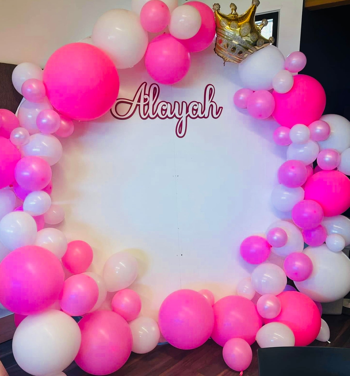 Event sign, name sign, backdrop sign