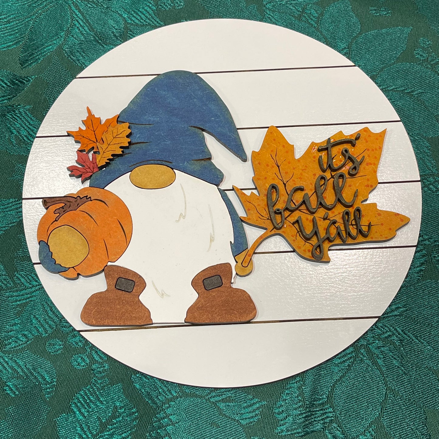 Fall Door Sign - It's fall yall gnome sign