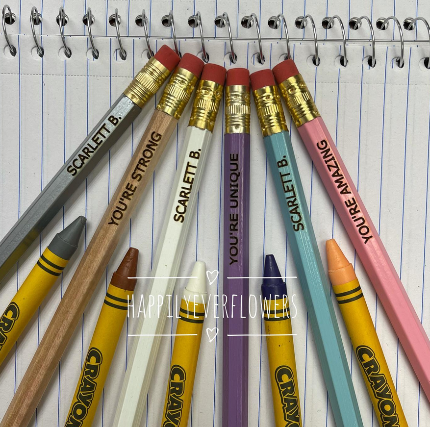 Personalized Engraved Pencils