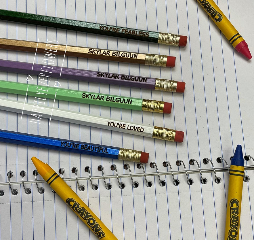 Personalized Engraved Pencils