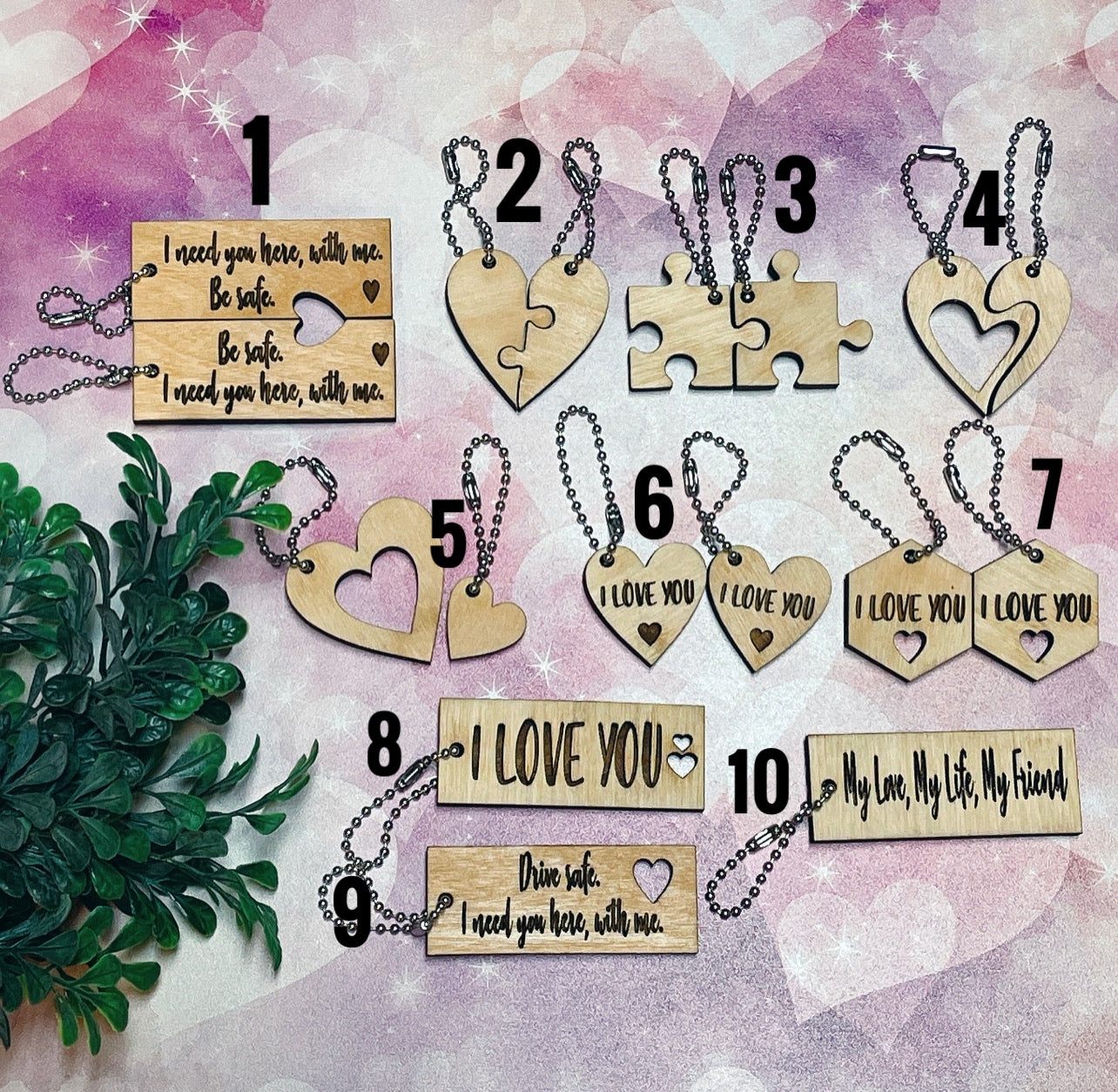 Couple Keychain, Valentine keychain, love keychain