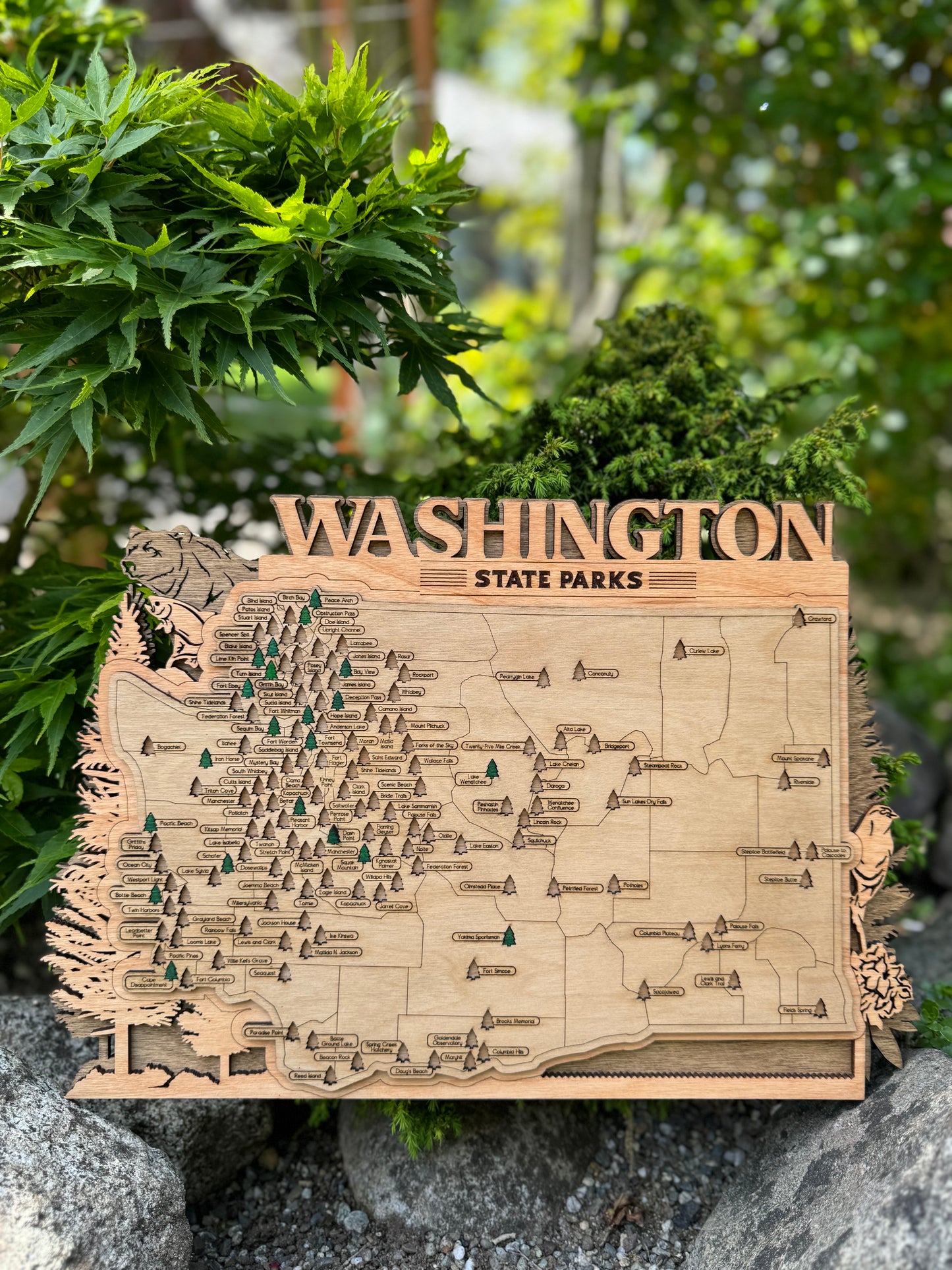 Washington State Park map, adventure map, Washington Park visit,