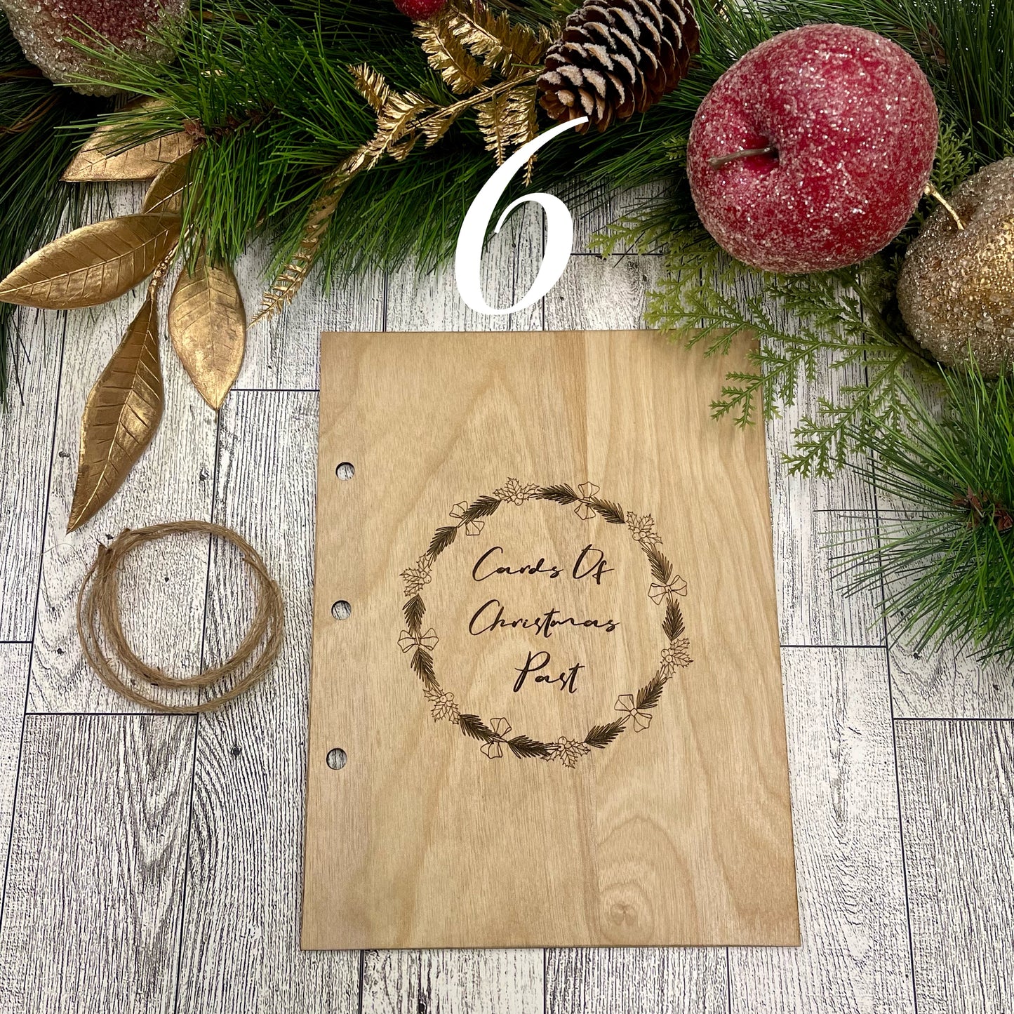 Christmas card holder, card keeper, Christmas card book, Christmas card display, Christmas card storage