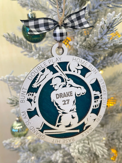 Sport Ornament, personalized sport ornament