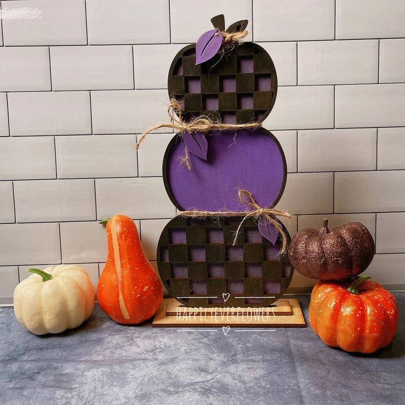 Stacking pumpkins, fall decor, standing pumpkins, home decor, house decor