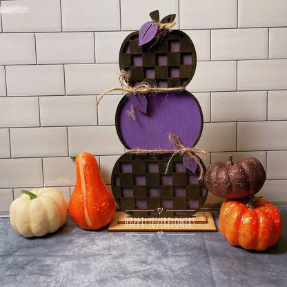 Stacking pumpkins, fall decor, standing pumpkins, home decor, house decor