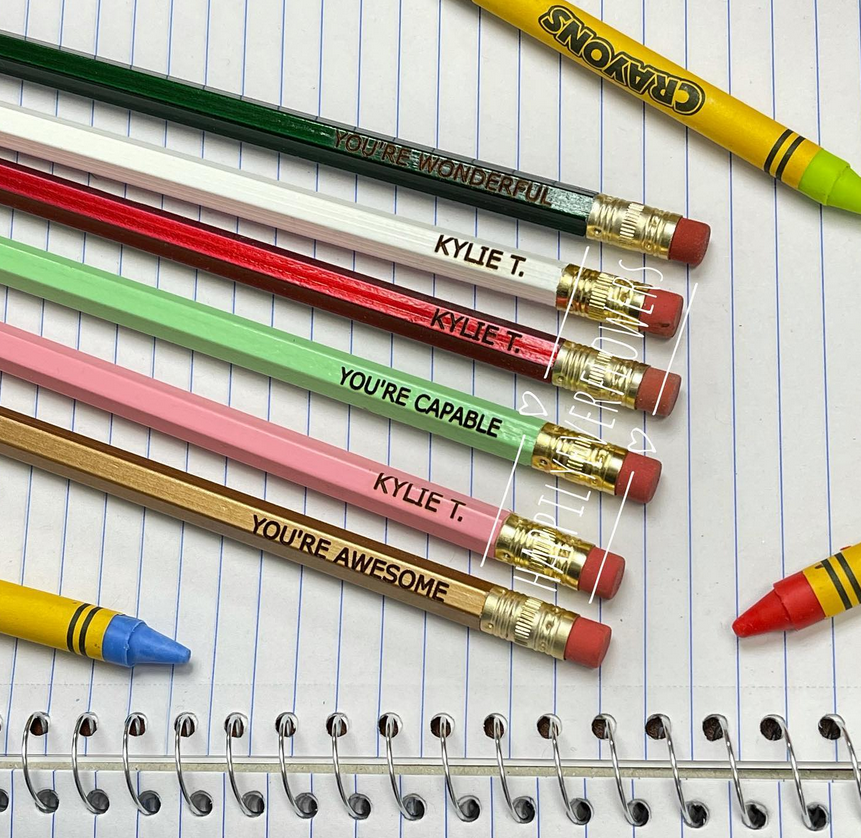Personalized Engraved Pencils